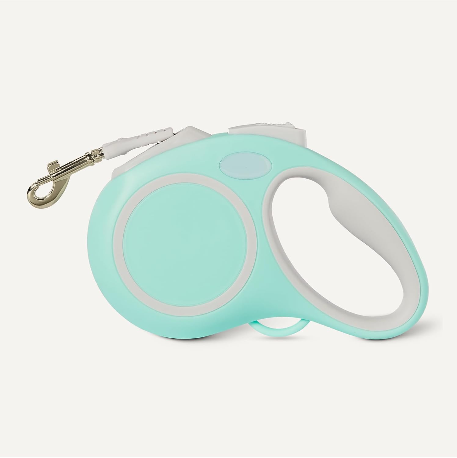 Amazon Basics Retractable Dog Leash, Double-Sided Reflective, 5m, Size S, Blue